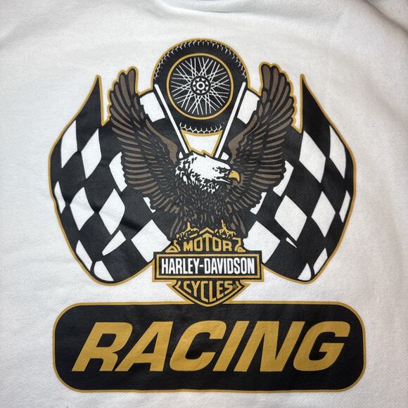 NWT Harley Davidson Women's Motorcycle Graphic Hoodie Sweatshirt Size Medium - Picture 5 of 9